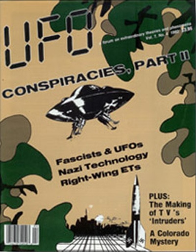 Cover of UFO Magazine, Volume 7, No. 4