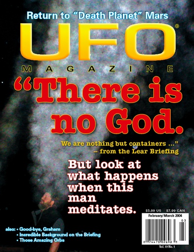 Cover of UFO Magazine, Volumn 19, No. 1