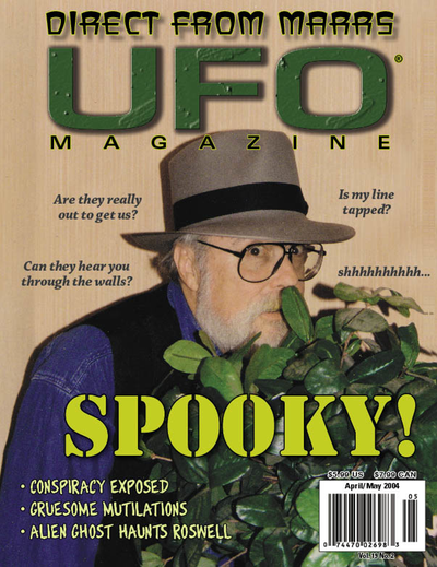 Cover of UFO Magazine, Volumn 19, No. 2