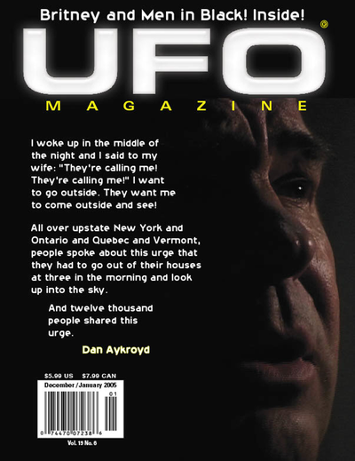 Cover of UFO Magazine, Volumn 19, No. 6