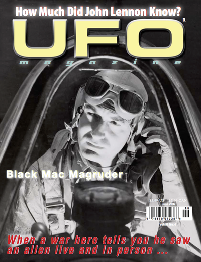 Cover of UFO Magazine, Volume 21, No. 4