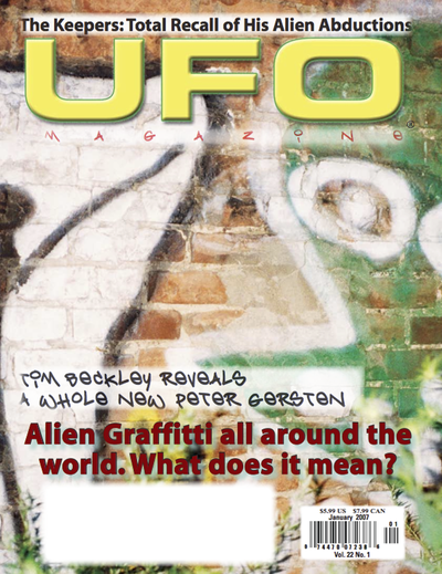 Cover of UFO Magazine, Volume 22, No. 1
