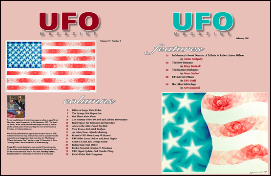 Contents of UFO Magazine, Volume 22, No. 2