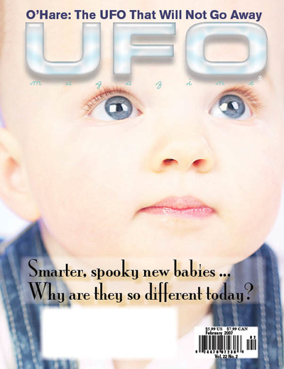 Cover of UFO Magazine, Volume 22, No. 2