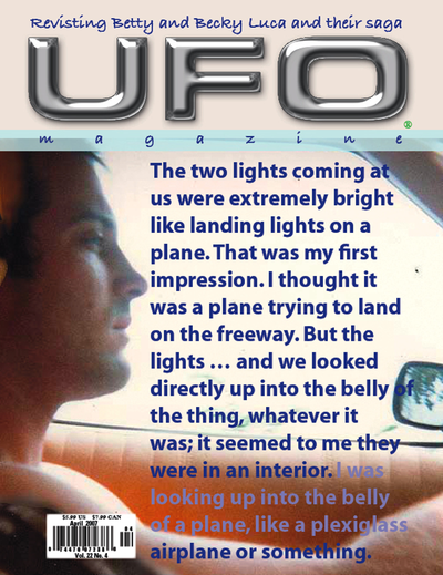 Cover of UFO Magazine, Volume 22, No. 4