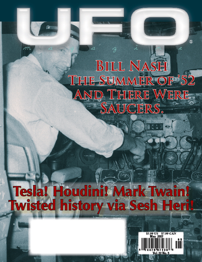 Cover of UFO Magazine, Volume 22, No. 5