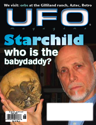 Cover of UFO Magazine, Volume 22, No. 6