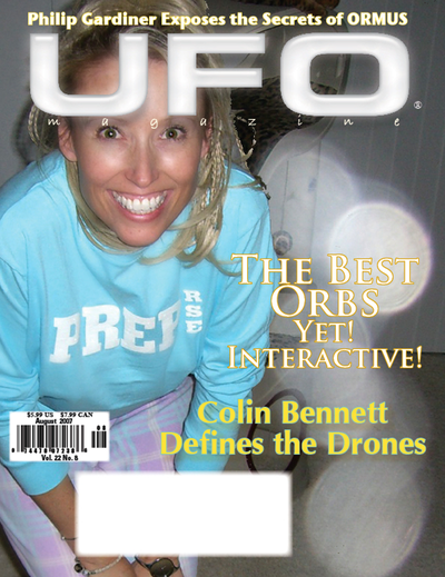 Cover of UFO Magazine, Volume 22, No. 8