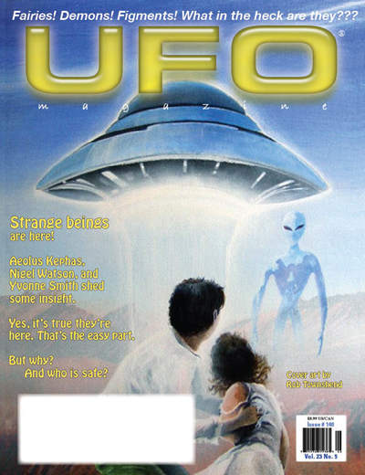 Cover of UFO Magazine, Volume 23, No. 5