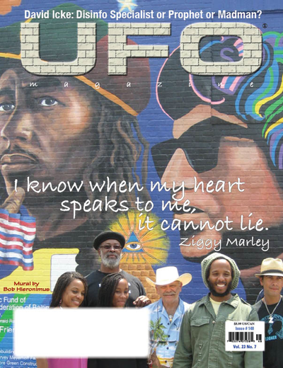 Cover of UFO Magazine, Volume 23, No. 7