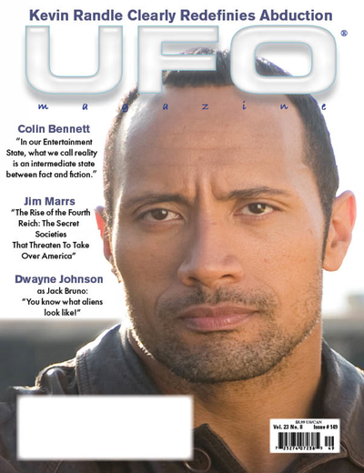 Cover of UFO Magazine, Volume 23, No. 8