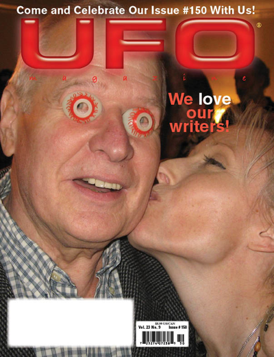 Cover of UFO Magazine, Volume 23, No. 9