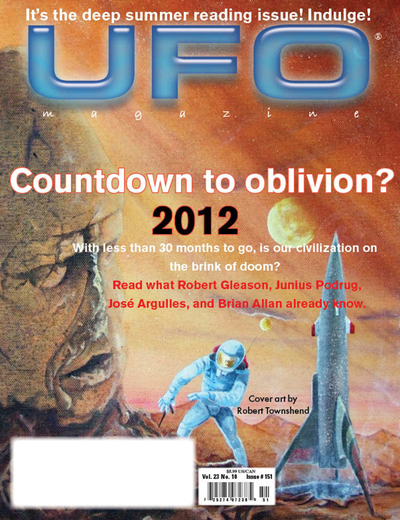 Cover of UFO Magazine, Volume 23, No. 10