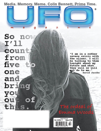 Cover of UFO Magazine, Volume 24, No. 1