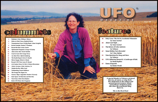 Contents of UFO Magazine, Volume 24, No. 2